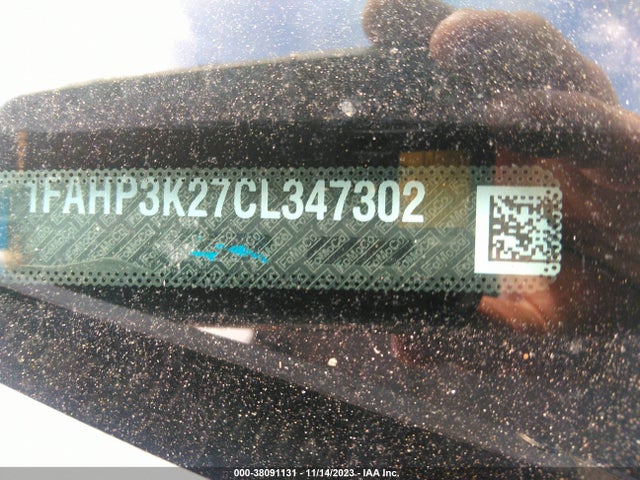 2012 FORD FOCUS SE VIN: 1FAHP3K27CL347302