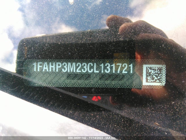 2012 FORD FOCUS SEL VIN: 1FAHP3M23CL131721