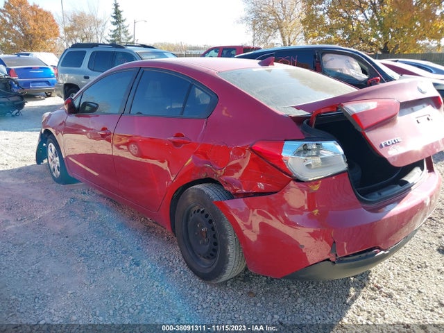 2016 KIA FORTE LX VIN: KNAFK4A61G5567973
