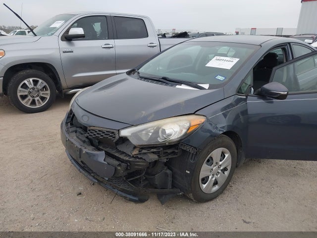 2016 KIA FORTE LX VIN: KNAFX4A6XG5496855