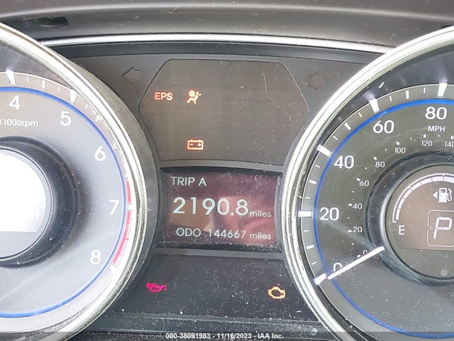 2011 HYUNDAI SONATA GLS VIN: 5NPEB4AC5BH255264