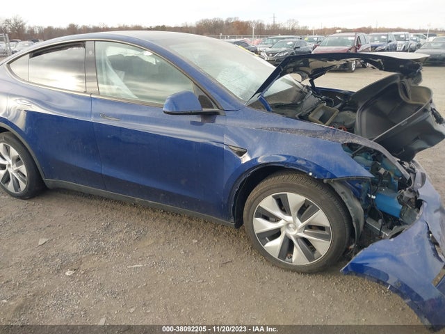 2021 TESLA MODEL Y LONG RANGE DUAL MOTOR ALL-WHEEL DRIVE VIN: 5YJYGDEE7MF198500