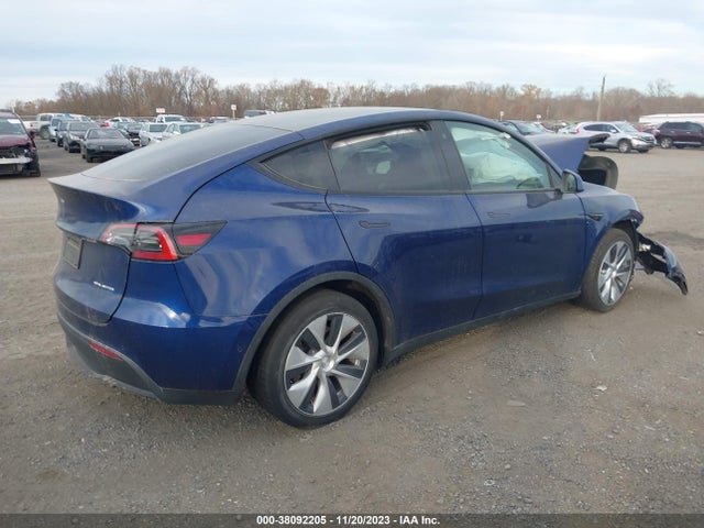 2021 TESLA MODEL Y LONG RANGE DUAL MOTOR ALL-WHEEL DRIVE VIN: 5YJYGDEE7MF198500