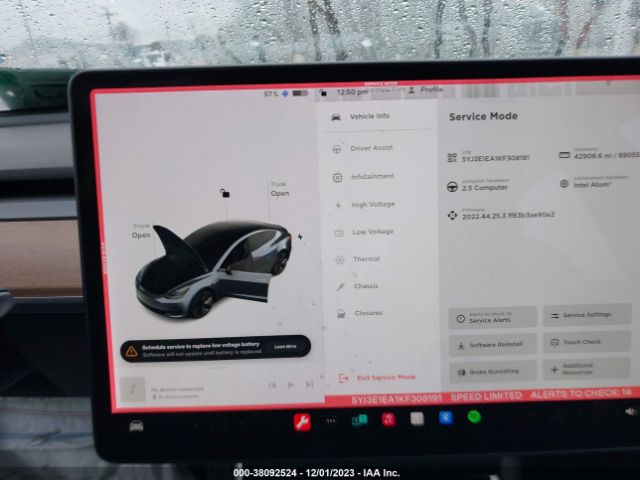 5YJ3E1EA1KF308191 Tesla Model 3 Standard Range/standard Range Plus/long Range/mid Range