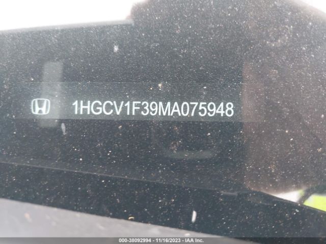 1HGCV1F39MA075948 Honda Accord Sport