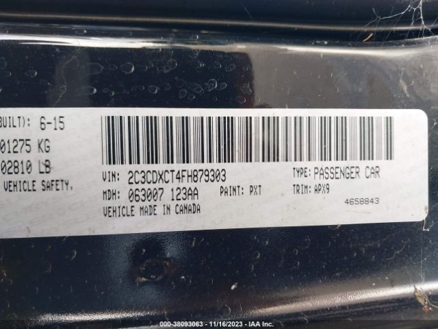 2C3CDXCT4FH879303 Dodge Charger Rt