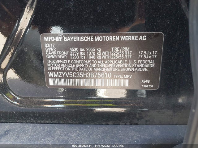 2017 MINI COUNTRYMAN WMZYV5C35H3B75610 Photo 8