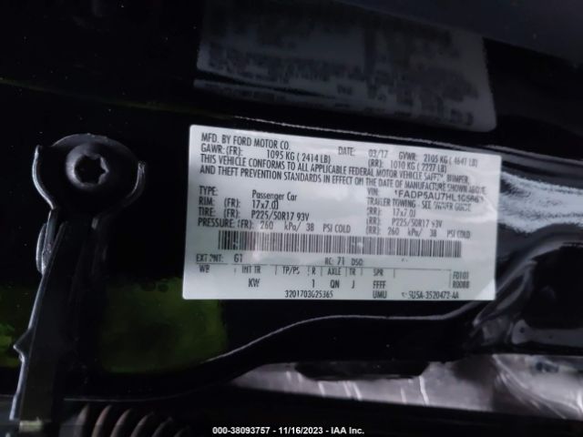 1FADP5AU7HL105663 Ford C-max Hybrid Se