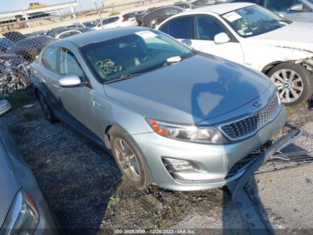 2016 KIA OPTIMA HYBRID KNAGN4AD4G5099005