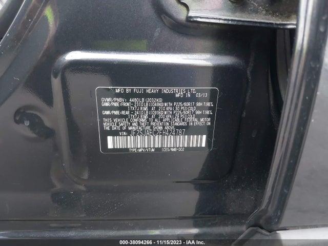 Subaru Forester 2.5i Premium 2014 JF2SJAEC2EH424787 Image 9