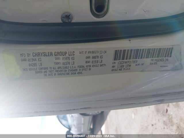 Dodge DART SE 2015 1C3CDFAA7FD173970 Image 9