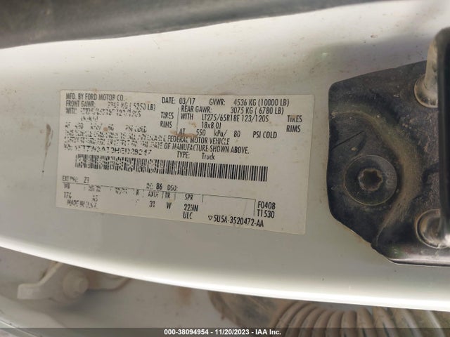 Ford F-350 Xl 2017 1FT7W3AT9HED28247 Image 9