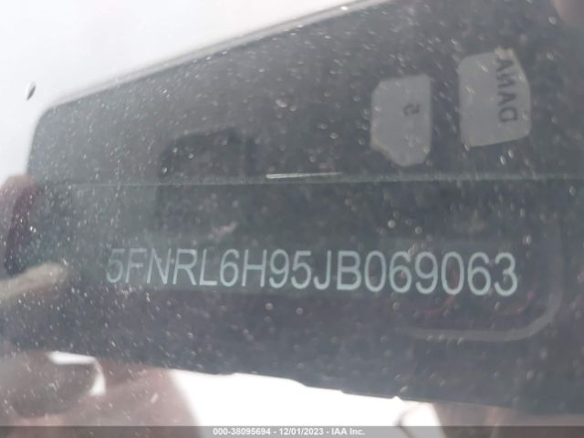 5FNRL6H95JB069063 Honda Odyssey Elite