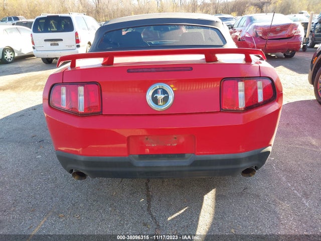 2012 FORD MUSTANG V6 VIN: 1ZVBP8EM5C5207003