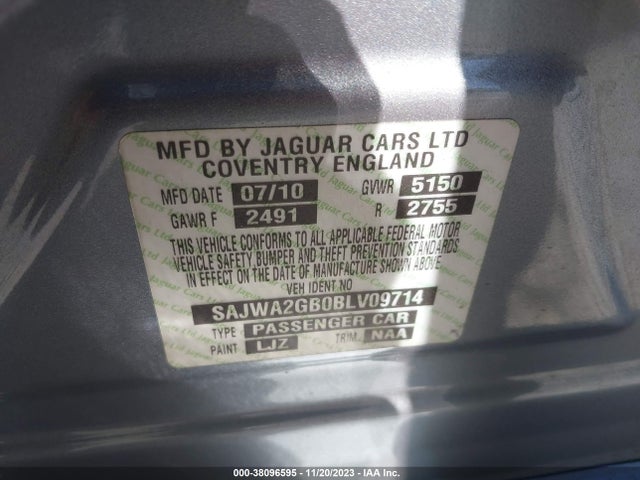 2011 JAGUAR XJ SAJWA2GB0BLV09714 Photo 8