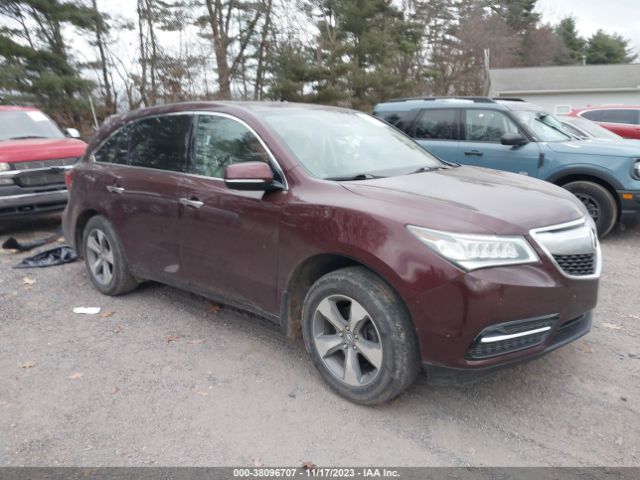 Auction sale of the 2014 Acura Mdx, vin: 5FRYD4H27EB031435, lot number: 38096707