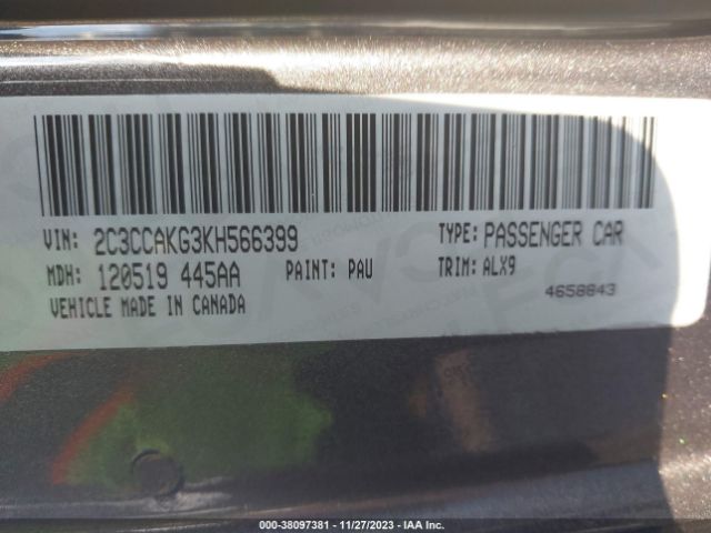 2C3CCAKG3KH566399 Chrysler 300 Limited Awd