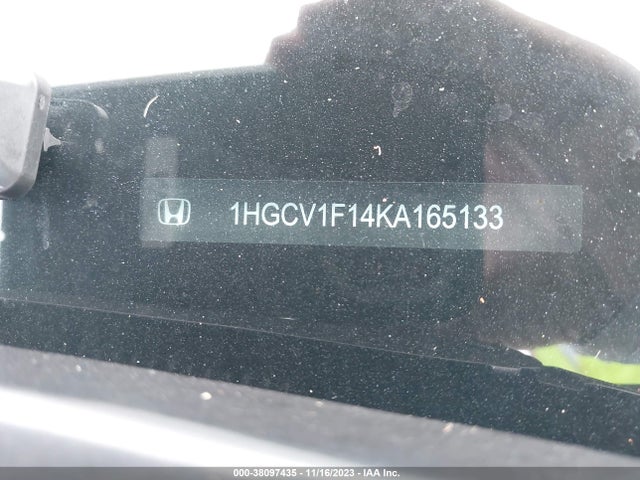 2019 HONDA ACCORD LX VIN: 1HGCV1F14KA165133