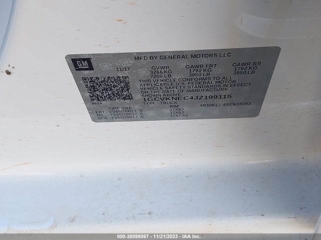 Chevrolet Silverado 1500 Ls 2018 1GCVKNEC4JZ199115 Image 9