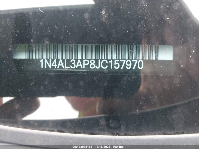 2018 NISSAN ALTIMA 2.5 S VIN: 1N4AL3AP8JC157970