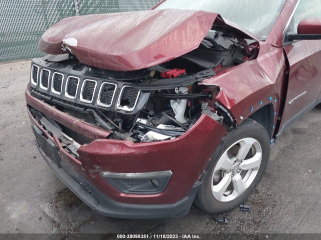 2021 JEEP COMPASS LATITUDE FWD VIN: 3C4NJCBB3MT538591