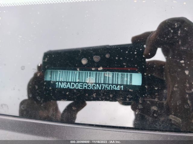 1N6AD0ER3GN750941 Nissan Frontier Sv