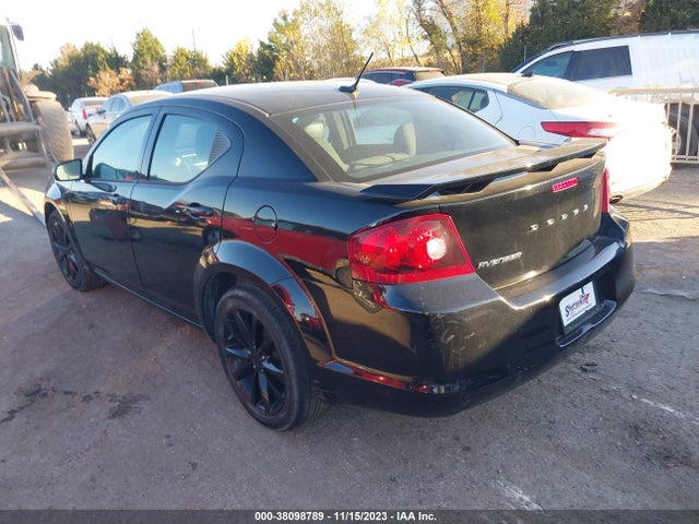 2013 DODGE AVENGER SXT VIN: 1C3CDZCB7DN626970