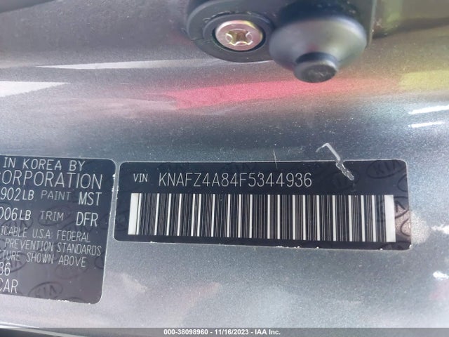 KIA FORTE EX 2015 KNAFZ4A84F5344936 Image 9