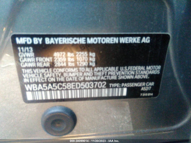 WBA5A5C58ED503702 BMW 528I