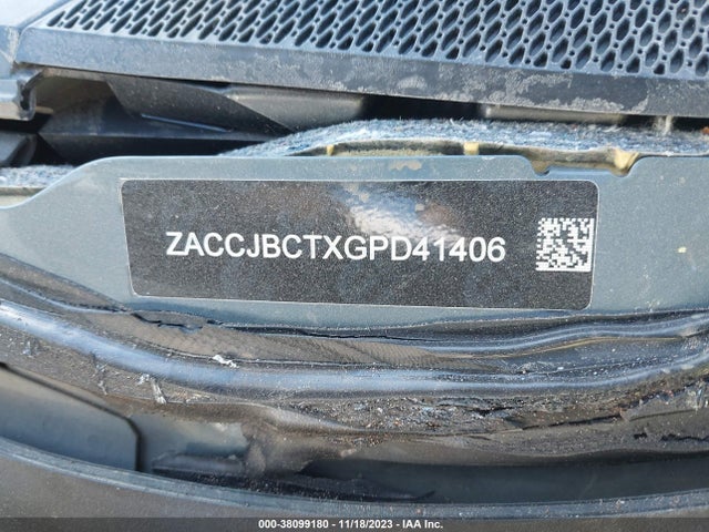 2016 JEEP RENEGADE TRAILHAWK VIN: ZACCJBCTXGPD41406