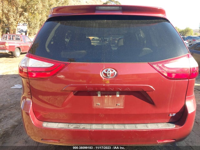 2016 TOYOTA SIENNA LE 8 PASSENGER VIN: 5TDKK3DCXGS744964