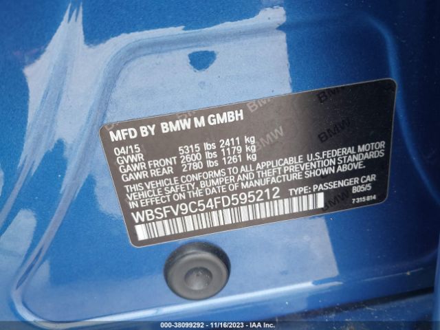 WBSFV9C54FD595212 BMW M5