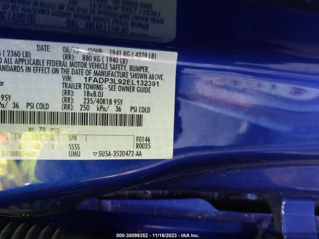 1FADP3L92EL132391 Ford Focus St St