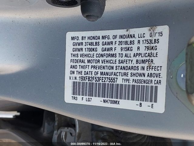 19XFB2F53FE275557 Honda Civic Lx