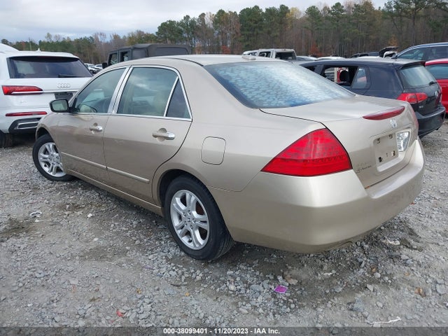 2007 HONDA ACCORD 2.4 EX VIN: 1HGCM56887A144932