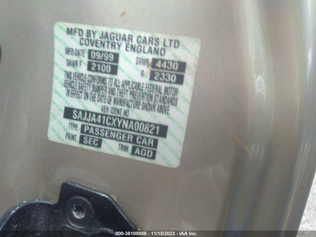 2000 JAGUAR XK8 SAJJA41CXYNA00821 Photo 8