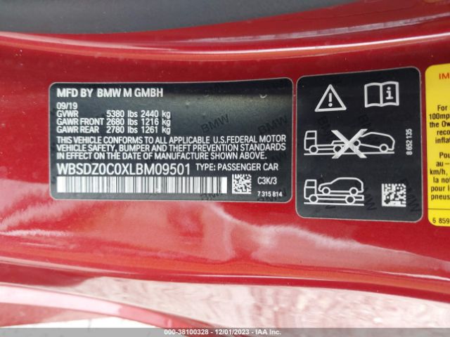 WBSDZ0C0XLBM09501 BMW M8