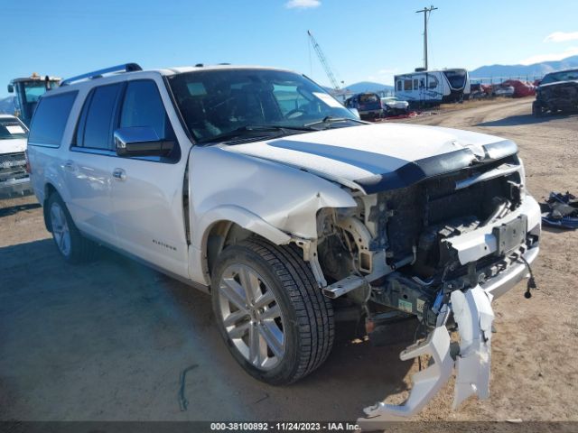 Auction sale of the 2017 Ford Expedition Max Platinum , vin: 1FMJK1MT9HEA18337, lot number: 438100892