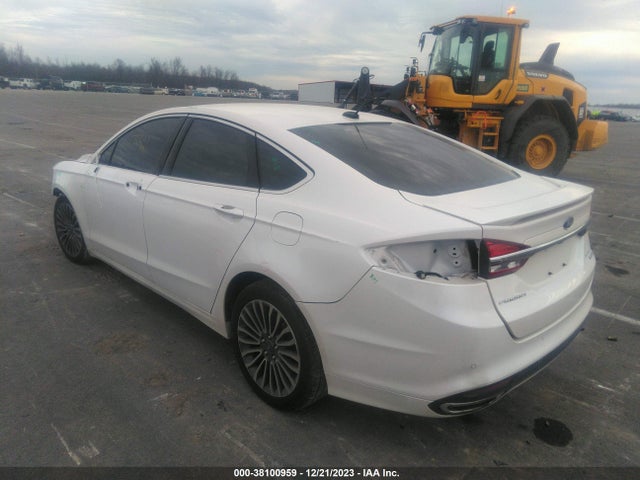 2018 FORD FUSION TITANIUM VIN: 3FA6P0D9XJR233437