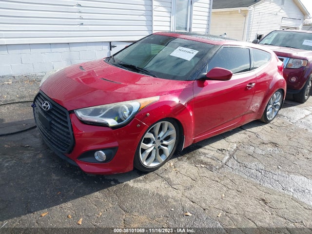 2013 HYUNDAI VELOSTER W/BLACK INT VIN: KMHTC6AD9DU105753