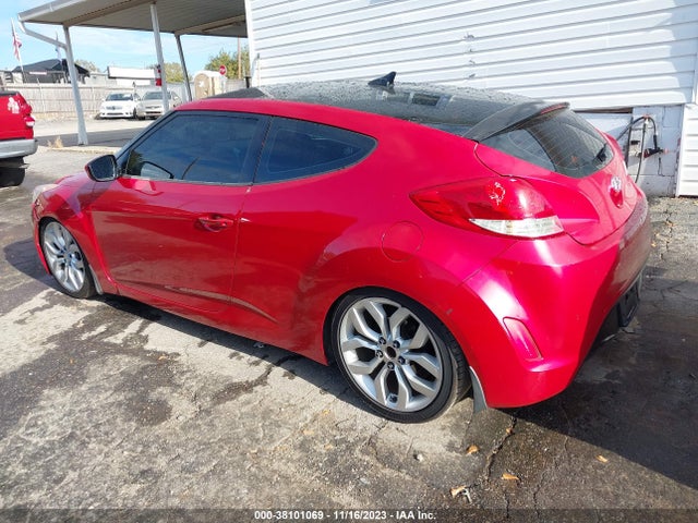 2013 HYUNDAI VELOSTER W/BLACK INT VIN: KMHTC6AD9DU105753