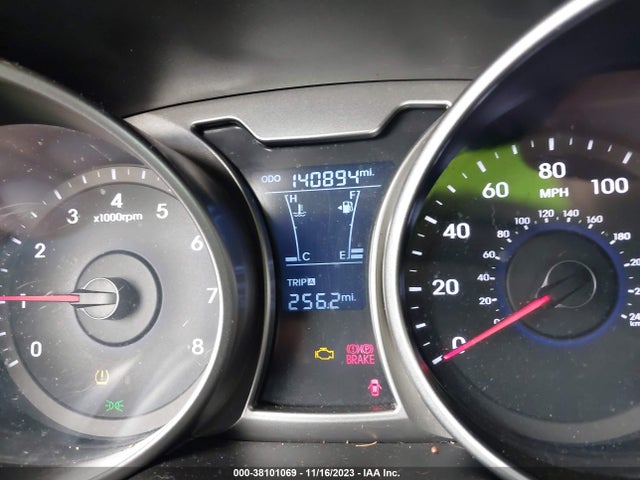 2013 HYUNDAI VELOSTER W/BLACK INT VIN: KMHTC6AD9DU105753