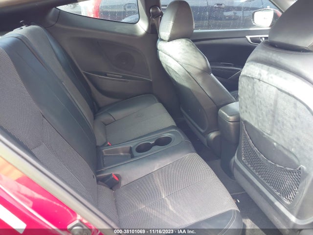 2013 HYUNDAI VELOSTER W/BLACK INT VIN: KMHTC6AD9DU105753