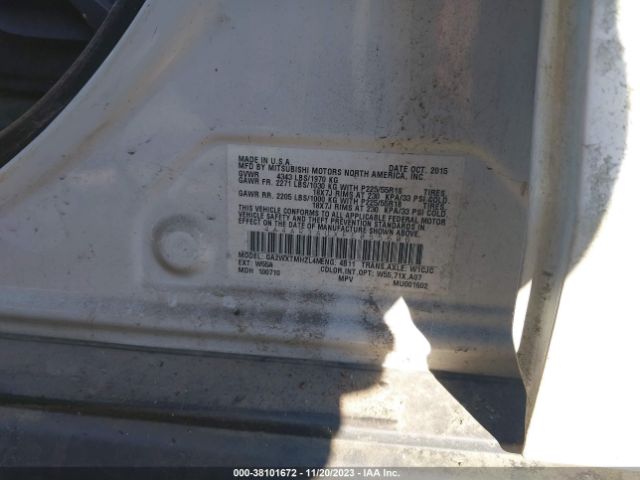 2015 MITSUBISHI OUTLANDER SPORT 4A4AR3AUXFE055606 Photo 8