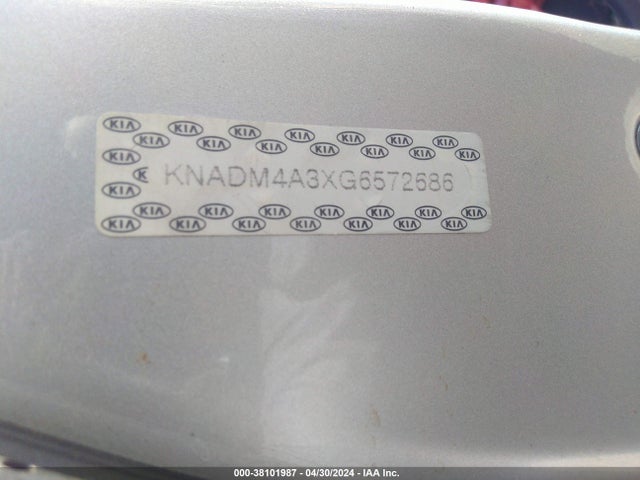 KIA RIO LX 2016 KNADM4A3XG6572686 Image 9