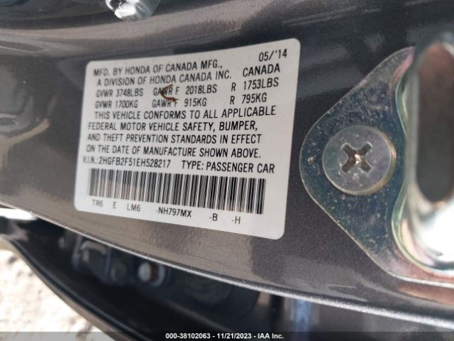 2HGFB2F51EH528217 Honda Civic Lx