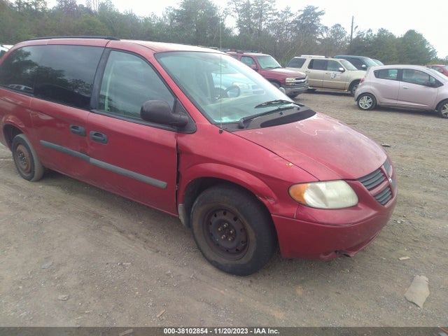 2007 DODGE GRAND CARAVAN SE VIN: 1D4GP24R27B166147