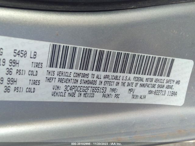 3C4PDCEG2FT655153 Dodge Journey R/t