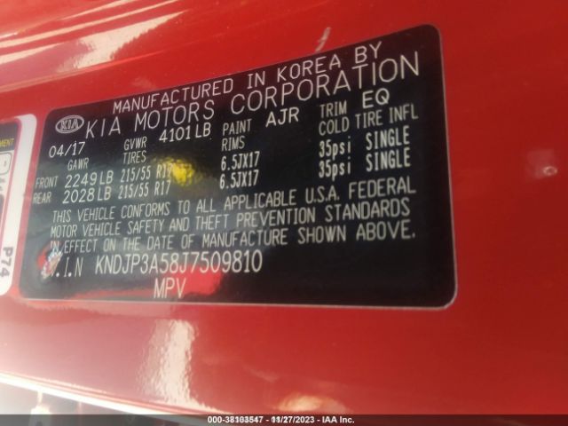 2018 KIA SOUL KNDJP3A58J7509810 Photo 8