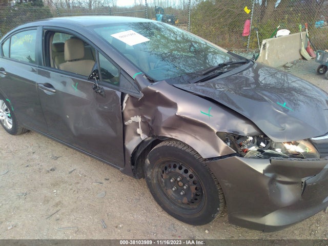 2012 HONDA CIVIC LX VIN: 19XFB2F55CE030254